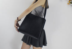 Microfiber PU Leather handbag shoulder bag for women leather shopper bag - EverHandmade