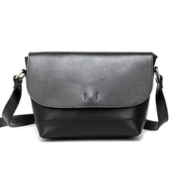 Casual Small Leather Mens Black Side Bag Brown Postman Bag Messenger Bag For Men