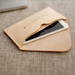 Handmade Cute Leather Womens Envelope Long Wallets Phone Long Wallet for Women