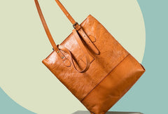 Handmade Genuine Leather Handbag Tote Purse Handbag Shoulder Bag Purse For Women - EverHandmade