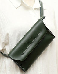 Women LEATHER Fanny Pack Cute WOMEN Brown Sling Bag Small Waist BAG FOR WOMEN