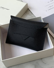 Cute Women Pink Vegan Leather Slim Card Holder Card Wallets Slim Change Wallet Credit Card Holder For Women