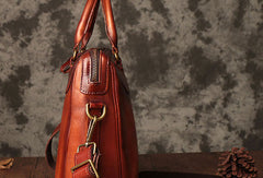 Genuine Leather Mens Handbag Vintage Handmade Briefcase Bag Messenger Bag Shoulder Bag Laptop Bag