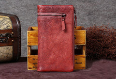 Vintage Leather Womens Wallet Long Wallet Vintage Wallet Purse For Women