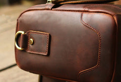 Leather Mens Camera Bag Camera Case SHoulder Bag Messenger for men - EverHandmade