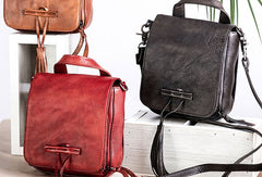Handmade vintage purse leather crossbody bag purse shoulder bag for women