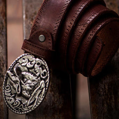 Handmade Leather Mens Belts Custom Cool Leather Men Black Belt for Men