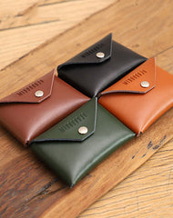 Cute Brown Leather Card Holder Women Coin Wallet Multi Card Wallets For Women