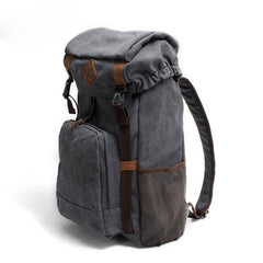 Cool Waxed Canvas Mens Hiking Backpacks Canvas Travel Backpack for Men