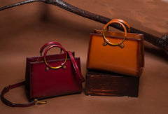 Genuine Leather crossbodybag handbag shoulder bag for women leather bag - EverHandmade