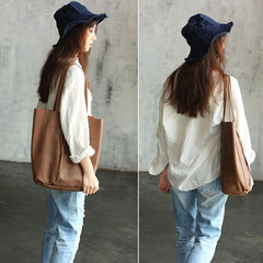 Fashion WOMENs LEATHER Tote Bag Vintage Tote Purse FOR WOMEN