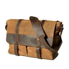 Mens Canvas Side Bag Canvas Messenger Bag Courier Bag Shoulder Bag for Men