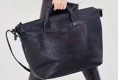 Black Fashion Leather Handbag Work Bag Shoulder Bag Purse For Women