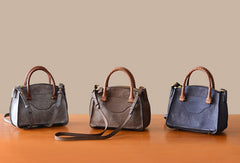 Handmade Genuine Leather Handbag Crossbody Bag Shoulder Bag Purse For Women - EverHandmade