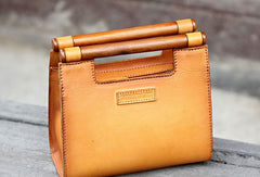 Handmade handbag purse leather crossbody bag purse shoulder bag for women