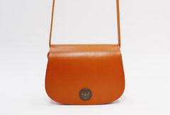 Handmade Leather Round Bag Crossbody Bag Shoulder Bag Purse for Women Leather Bag - EverHandmade