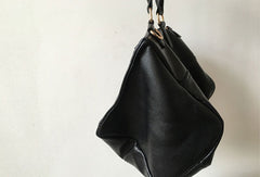 Handmade Leather Handbag Locomotive Motorcycle Models Leather Shoulder Bag For Women - EverHandmade