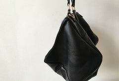 Handmade Leather Handbag Locomotive Motorcycle Models Leather Shoulder Bag For Women