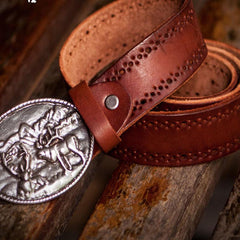 Handmade Leather Mens Belts Custom Cool Leather Men Belts for Men