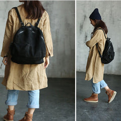 Vintage LEATHER WOMEN Large Backpack School Backpack Travel Backpack FOR WOMEN