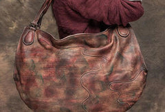 Handmade Leather handbag purse shoulder bag for women leather shopper bag - EverHandmade