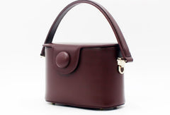 Genuine Leather Doctor Bag Bucket Bag Handbag Shoulder Bag for Women Leather Crossbody Bag - EverHandmade