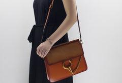 Genuine Leather Cute Fashion Purse Shoulder Bag for Women Leather Crossbody Bag - EverHandmade