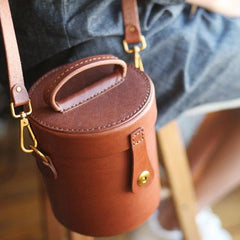 Small Bucket Bag Cute Bucket Bags Round Shaped Purses Clutch - Annie Jewel