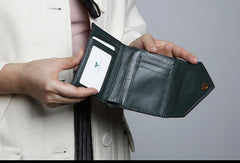 Leather Cute billfold Slim Wallets Change Card Holder Wallet Purse For Women Girl