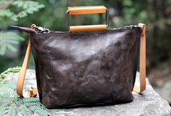 Handmade handbag tote purse leather crossbody bag purse shoulder bag for women - EverHandmade