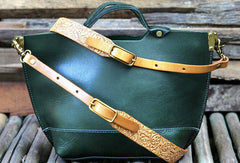 Handmade tote handbag shopper purse leather crossbody bag shoulder bag women - EverHandmade