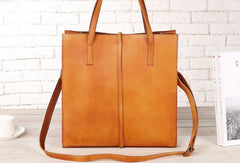 Handmade Leather Vintage Womens Tote Bag Purse Shoulder Bag for Women