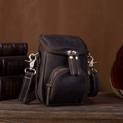 Vintage Leather Belt Pouch for Men Waist Bags BELT BAG Shoulder Bag For Men