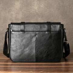 Leather Mens Cool Messenger Bag Shoulder Bags Cycling Crossbody Bag for men
