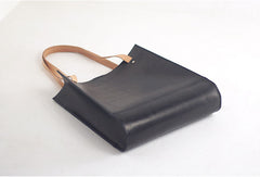 Handmade Leather handbag tote purse shoulder bag for shopper bag - EverHandmade