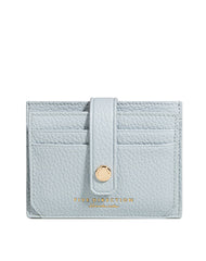 Cute Women Gray Vegan Leather Small Card Holder Card Wallet Slim Card Holder Credit Card Holder For Women
