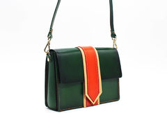 Handmade Leather Messenger Bag Crossbody Bag Shoulder Bag Purse for Women Leather Bag
