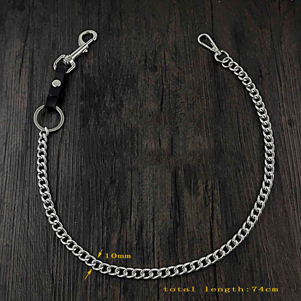 Hook Silver Punk Pants Chain Fashion Wallet Chain Biker Wallet Chain For Men WG00252006