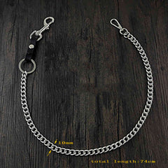 Hook Silver Punk Pants Chain Fashion Wallet Chain Biker Wallet Chain For Men