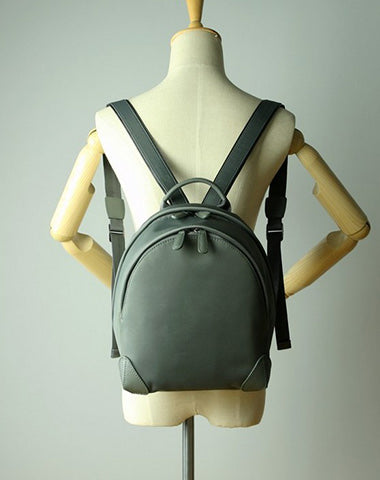 Womens Nylon Small Backpack Purse Dark Gray Best Mini Backpack Purse Nylon Rucksack for Ladies
