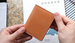 Leather Mens Card Wallets Small Wallet Slim Wallet Front Pocket Wallet for Men