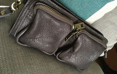 Handmade WOMENs LEATHER Wristlet Purse Mini Shoulder Bag Purse FOR WOMEN