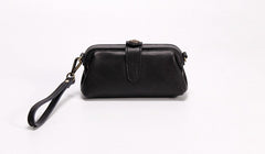 Vintage LEATHER Womens Wristlet Bag Doctor Long Wallet Mini Shoulder Bag FOR Women