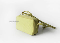 Cute Leather Green Womens Mini Box Crossbody Purse Box Shoulder Bag for Women