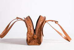 Handmade Genuine Leather Handbag Shopper Bag Purse Shoulder Bag Purse For Women - EverHandmade