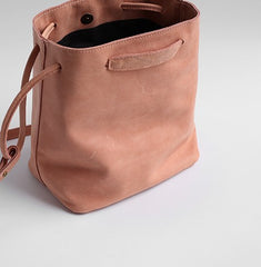 Vintage WOMENs LEATHER Bucket Purse Bucket Shoulder Purse FOR WOMEN