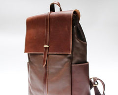 Handmade Mens Leather Backpacks Cool Travel Backpacks Laptop Backpack for men