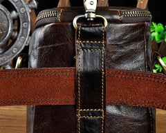 Leather Mens Cell Phone Holster Belt Pouch Waist Bag Mens Side Bag Shoulder Bag for Men