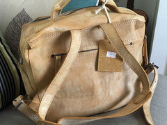 Handmade Vintage LEATHER WOMEN Backpack School Backpack FOR WOMEN