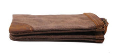 Mens Canvas Small Wallet for men Bifold Cool Men billfold Small Wallet
